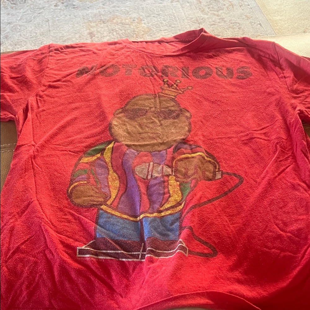 Vibrant Red Graphic Tee with Unique Design